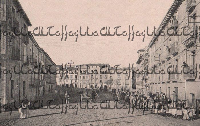 postales las primeras décadas del siglo XX. Calle Cadarso desde la Estación