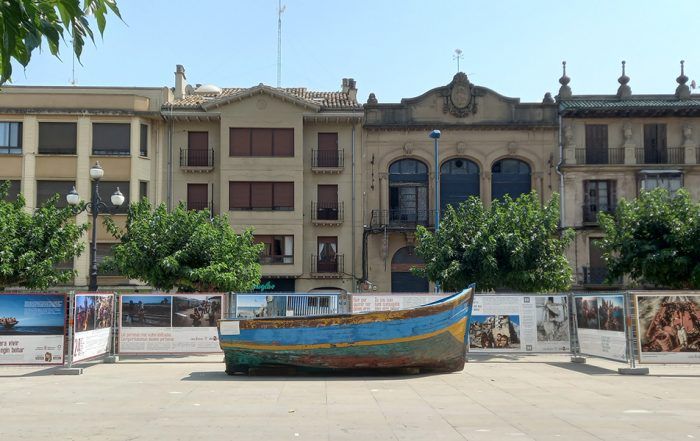 Exposición Refugiados Tafalla Patera