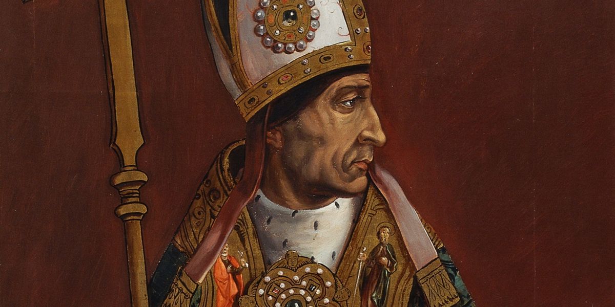 etrato del eclesiástico Francisco Jiménez de Cisneros (1436-1517). Esta obra es una copia decimonónica del retrato del arzobispo pintado por Juan de Borgoña y conservado en la Sala capitular de la Catedral de Toledo.