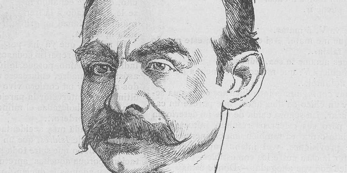 Apolinar Brull Ayerra caricaturizado por Cilla en Madrid Cómico