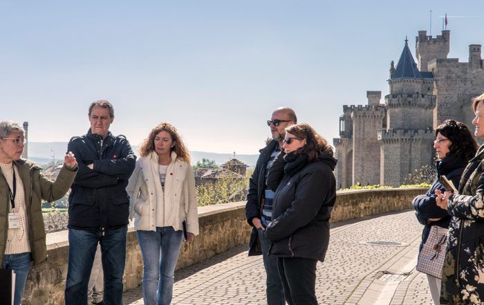 Visita guiada en Olite. Marian Jaurrieta