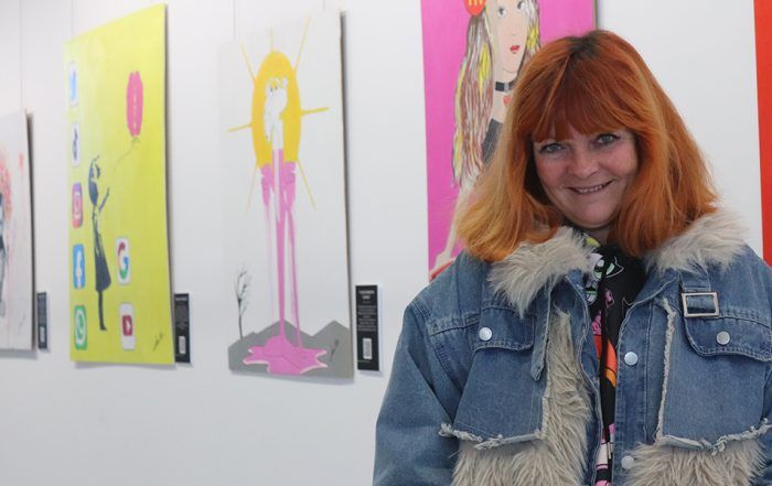 amaia olcoz presenta su exposición descuadro