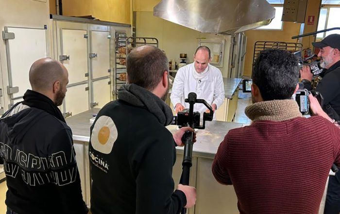 grabacion de gastro pueblos en olite