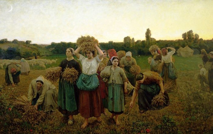 Jules_Breton_-_Le_rappel_des_glaneuses
