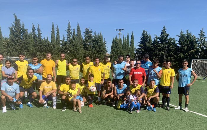 Equipo del Amazonas, del Trofeo Cidacos de fútbol de Tafalla