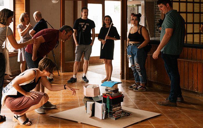 exposición dentro de la dinámica uholdeak organizada por artafarandula en mayo de 2022