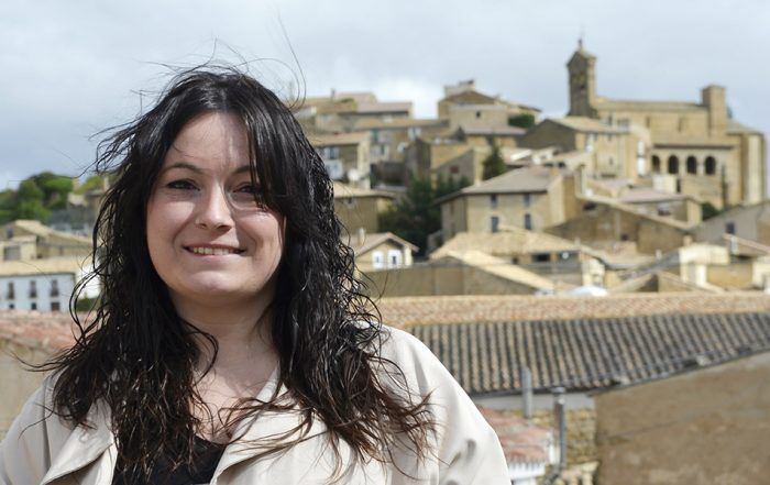 amaia menéndez, concejala de festejos en san martín de unx