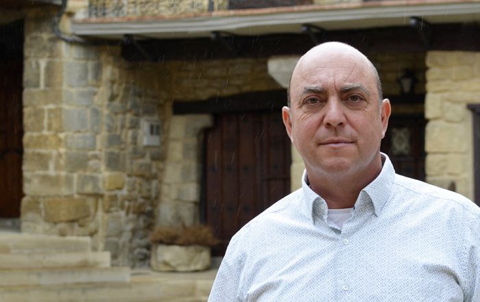 rubén sánchez, alcalde de ujué