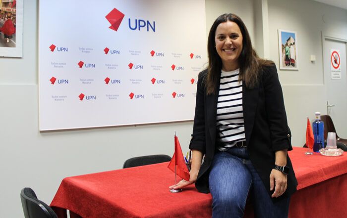 amaya orduña, portavoz de UPN Tafalla en el ayuntamiento