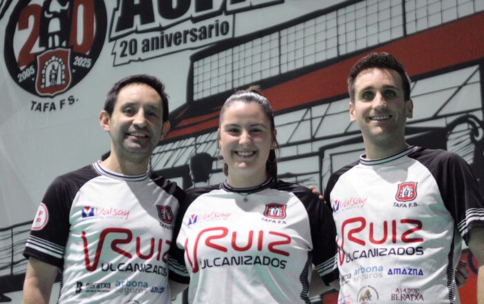 Esteban, Iratxe y Aitor (Tafa FS)