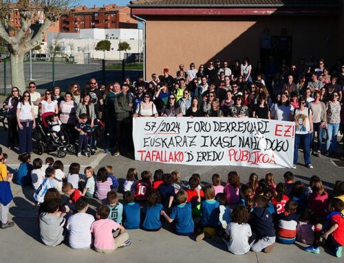 Erriberri eta Comarcaleseko ikasle berriek ez dute D-PAI ereduan ikasi beharko