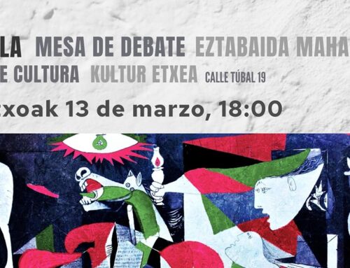 Tafalla acogerá la mesa redonda ‘Las guerras y los genocidios empiezan aquí’